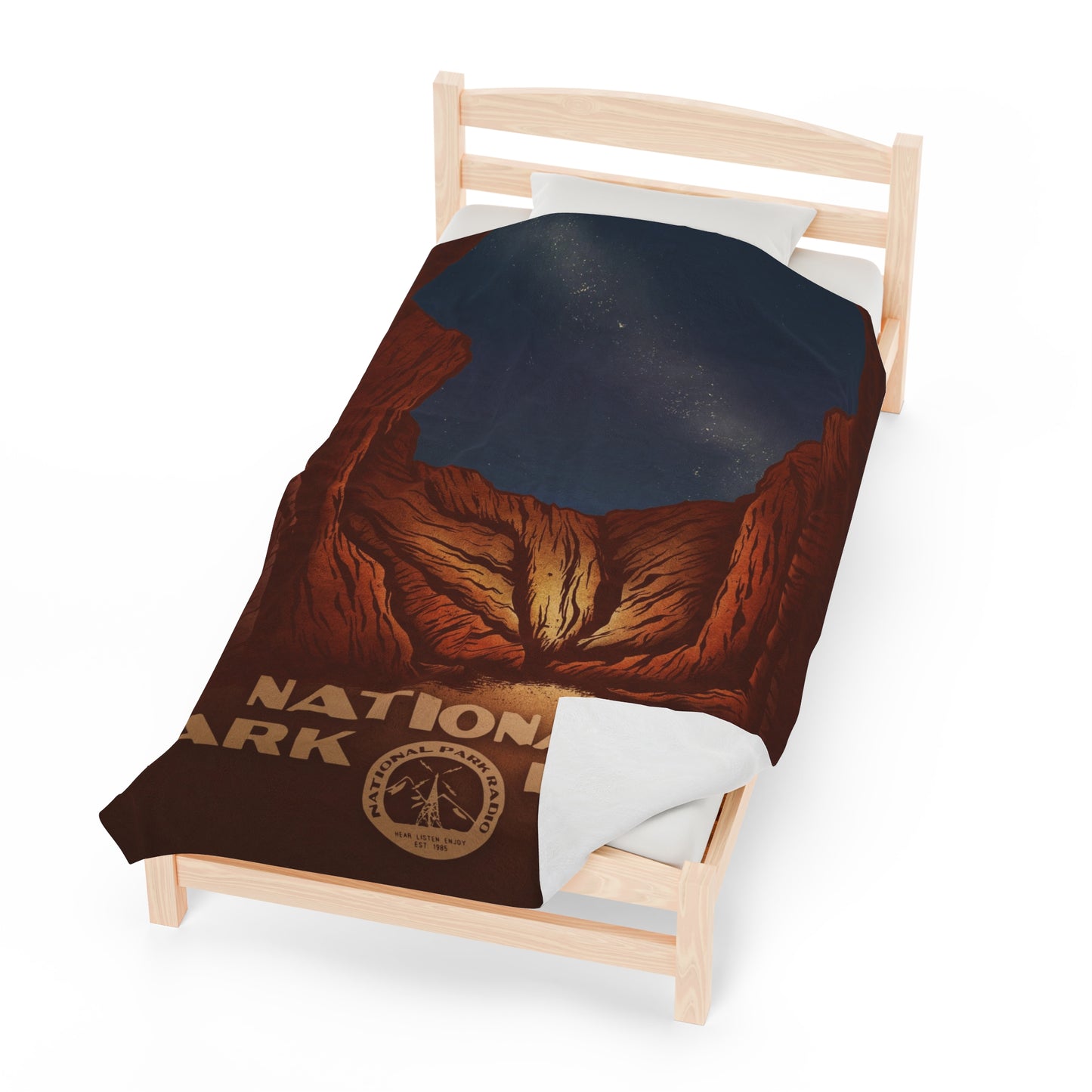 *LARGE and SOFT* NPR Canyons Velveteen Plush Blanket