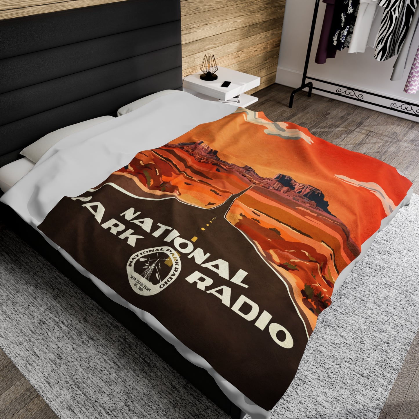 *LARGE and SOFT* The Road Ahead Velveteen Plush Blanket