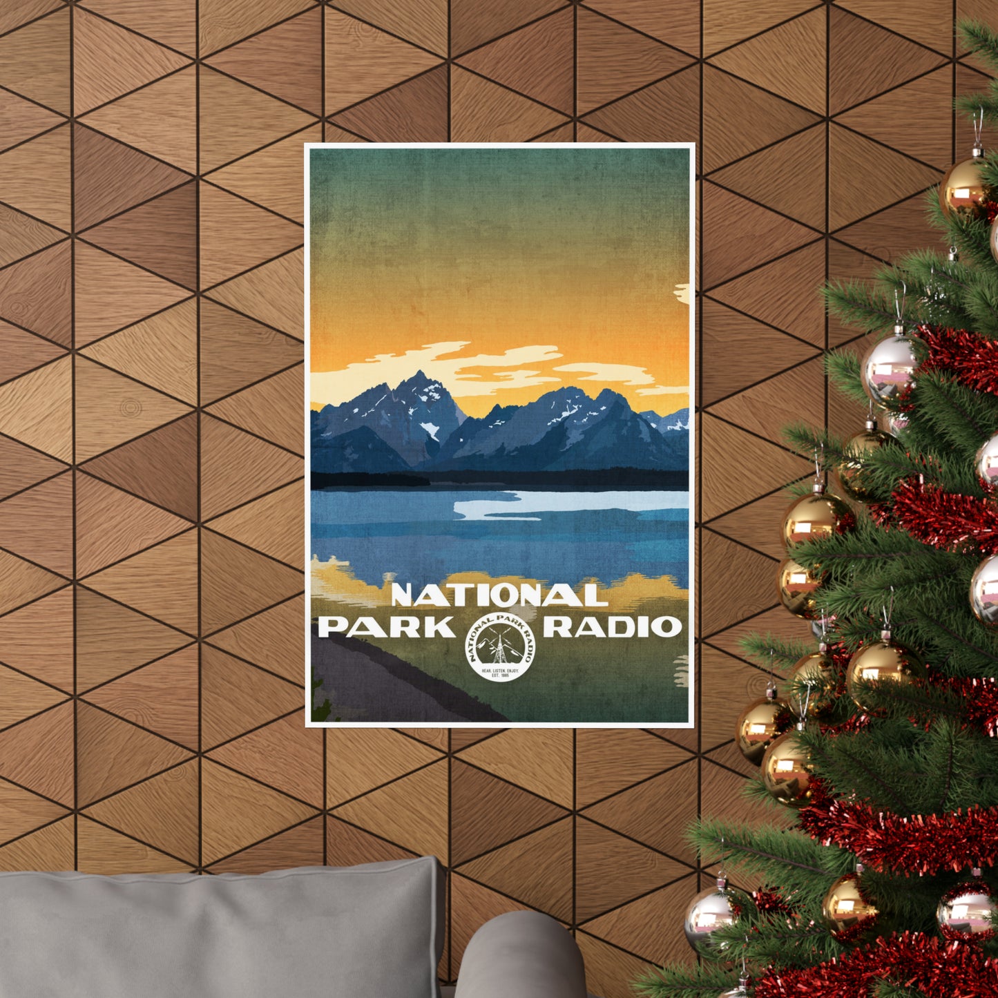 *Vintage* National Park Radio Poster - "The Great Divide"