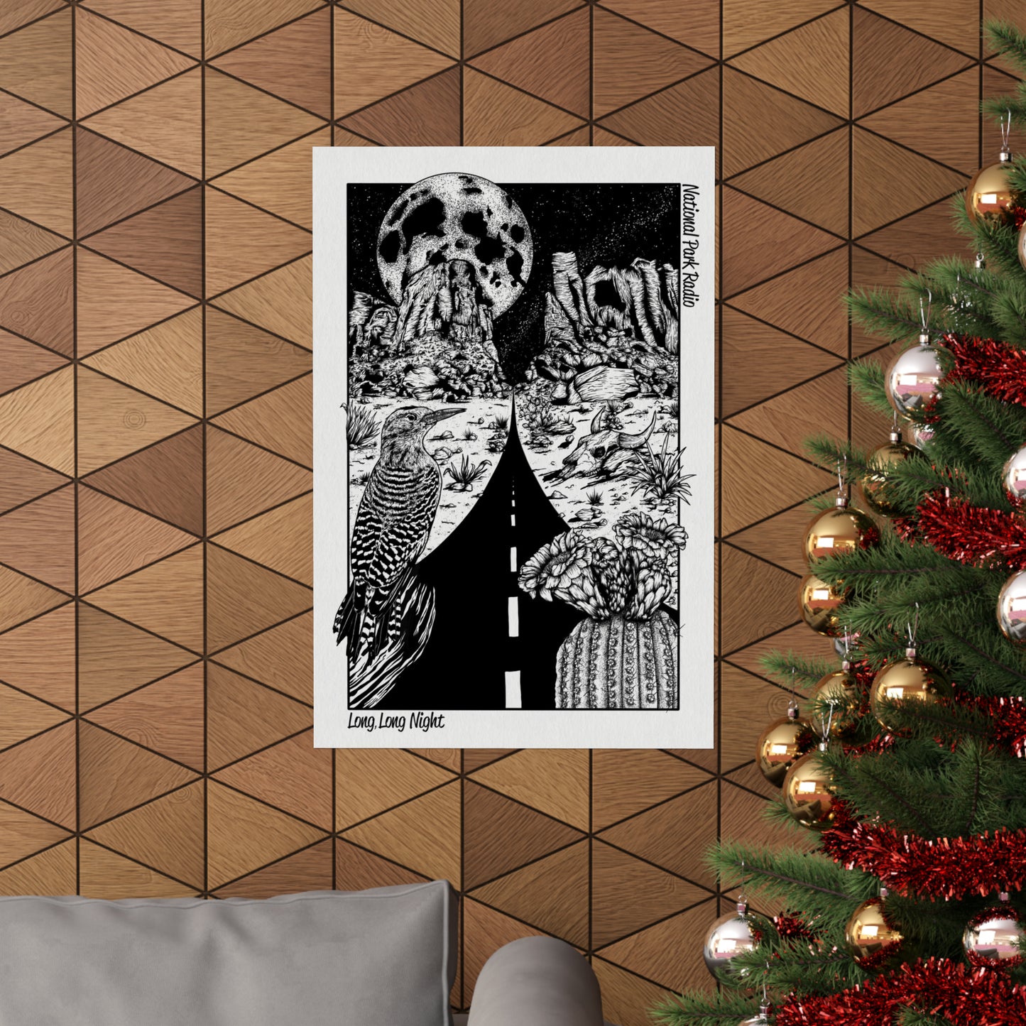 Long, Long Night Matte Poster - Original Artwork by Kerrie