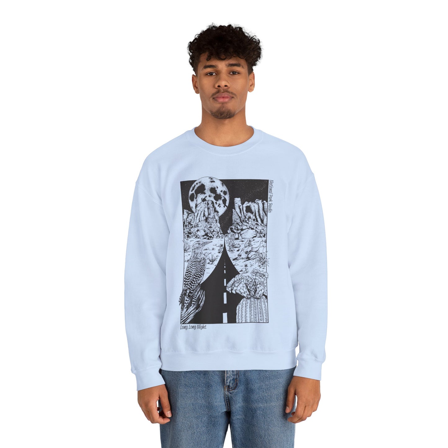 Long, Long Night Crewneck Sweatshirt