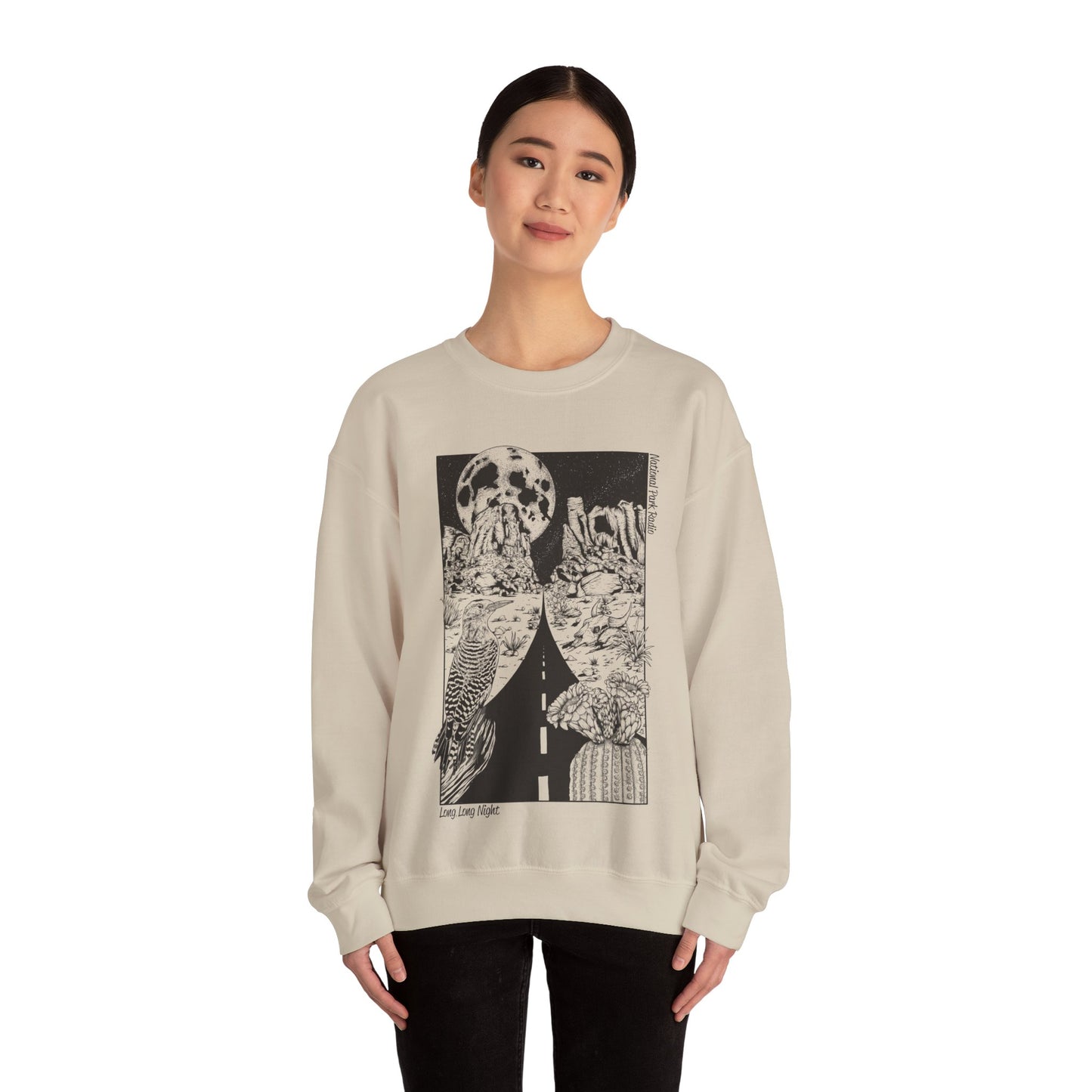 Long, Long Night Crewneck Sweatshirt