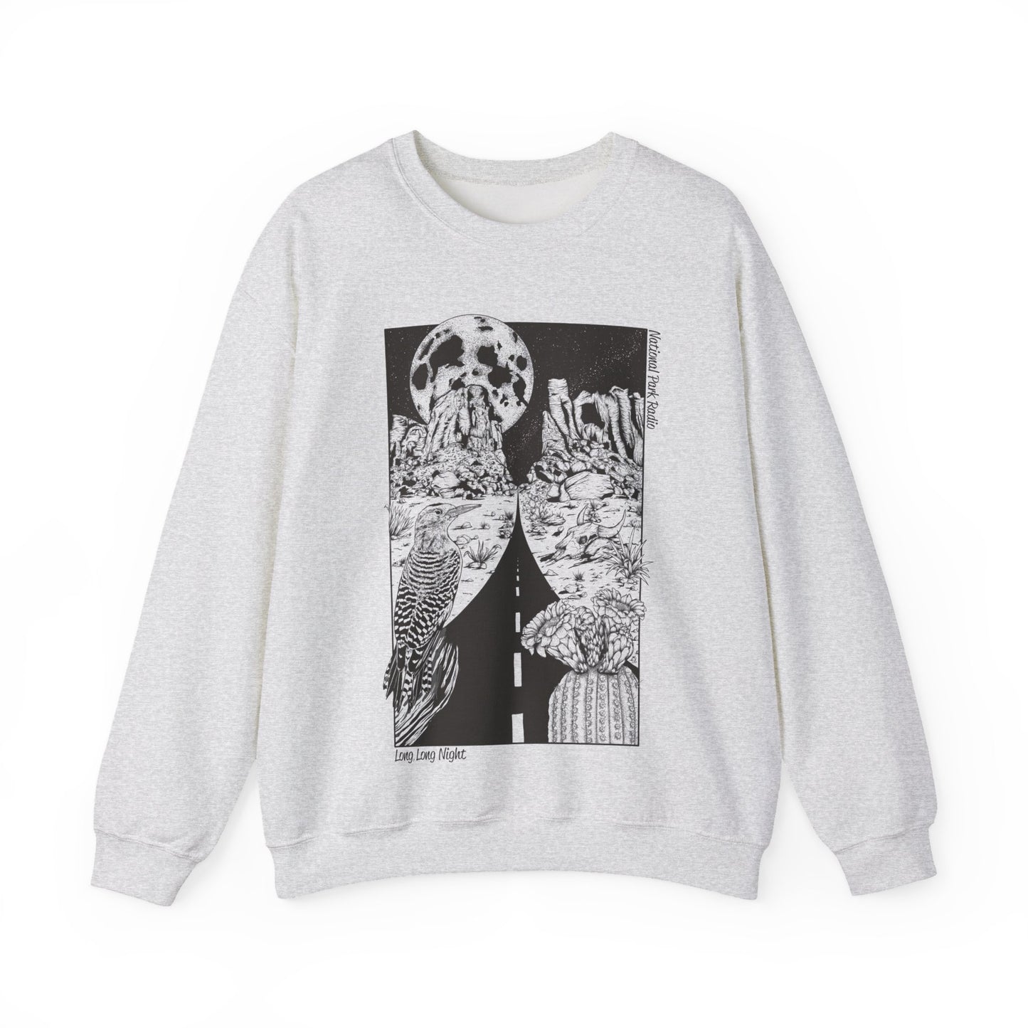 Long, Long Night Crewneck Sweatshirt