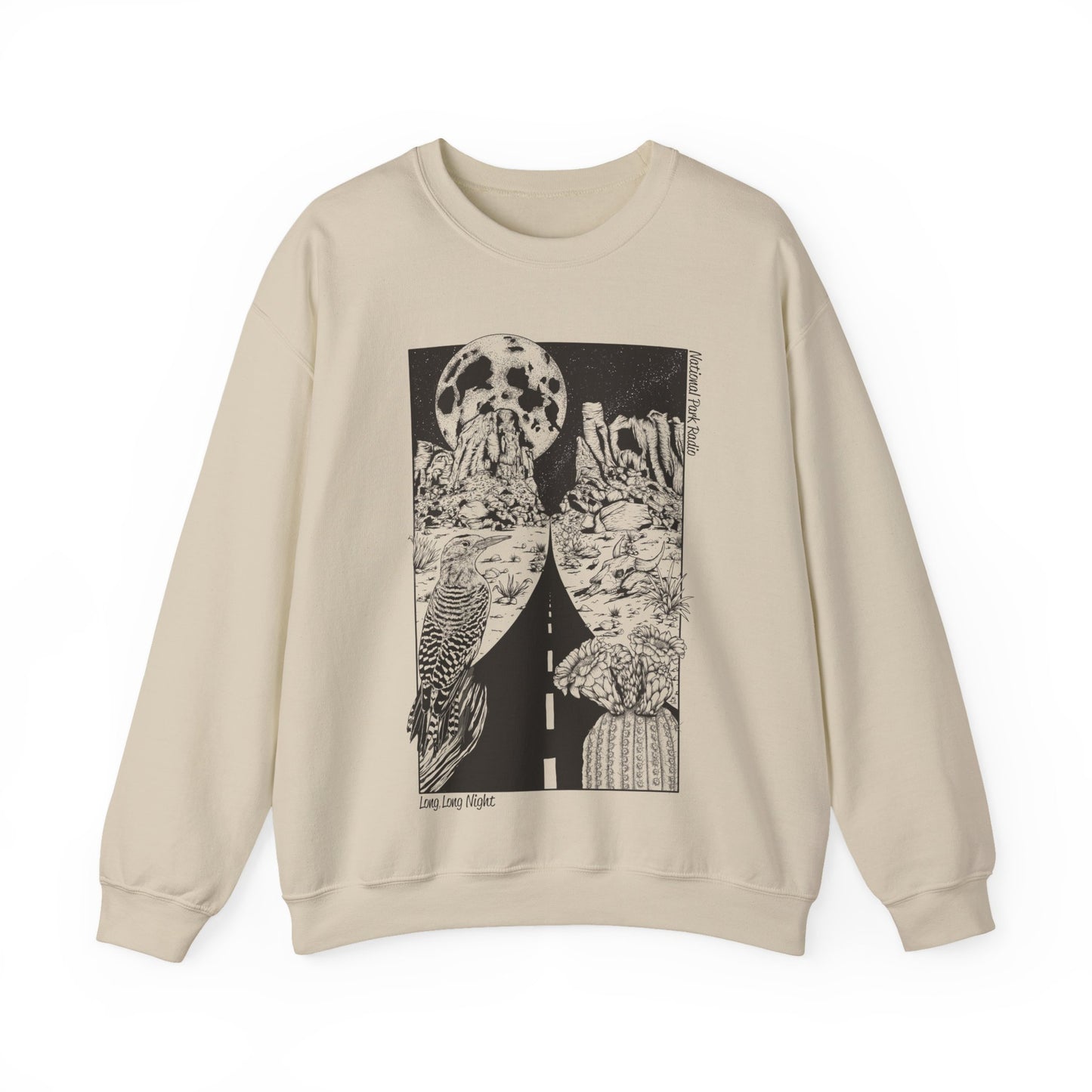 Long, Long Night Crewneck Sweatshirt