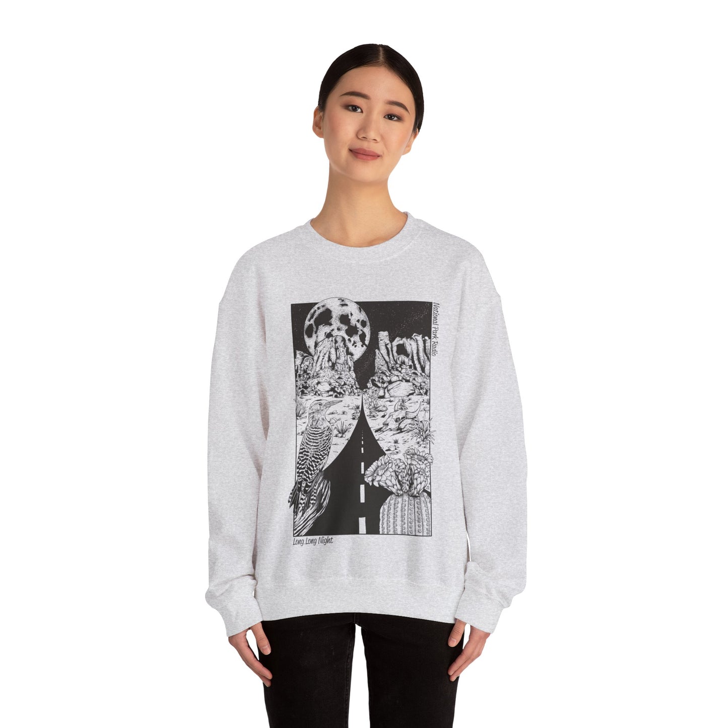 Long, Long Night Crewneck Sweatshirt