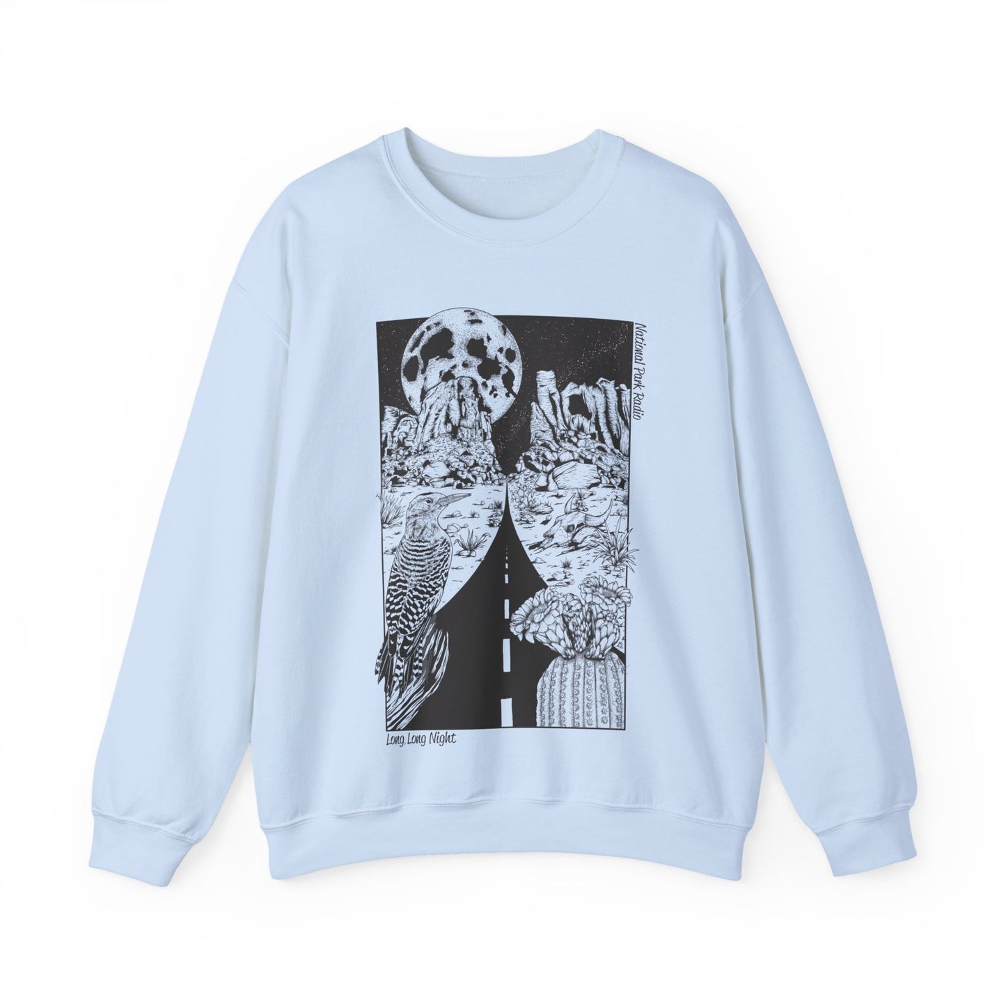 Long, Long Night Crewneck Sweatshirt