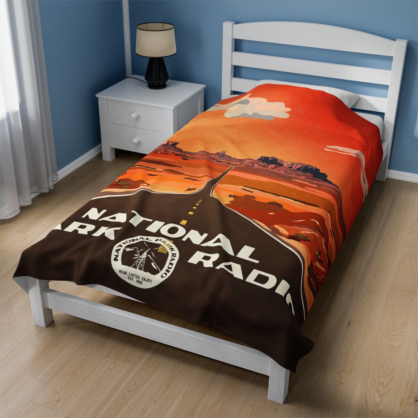 *LARGE and SOFT* The Road Ahead Velveteen Plush Blanket