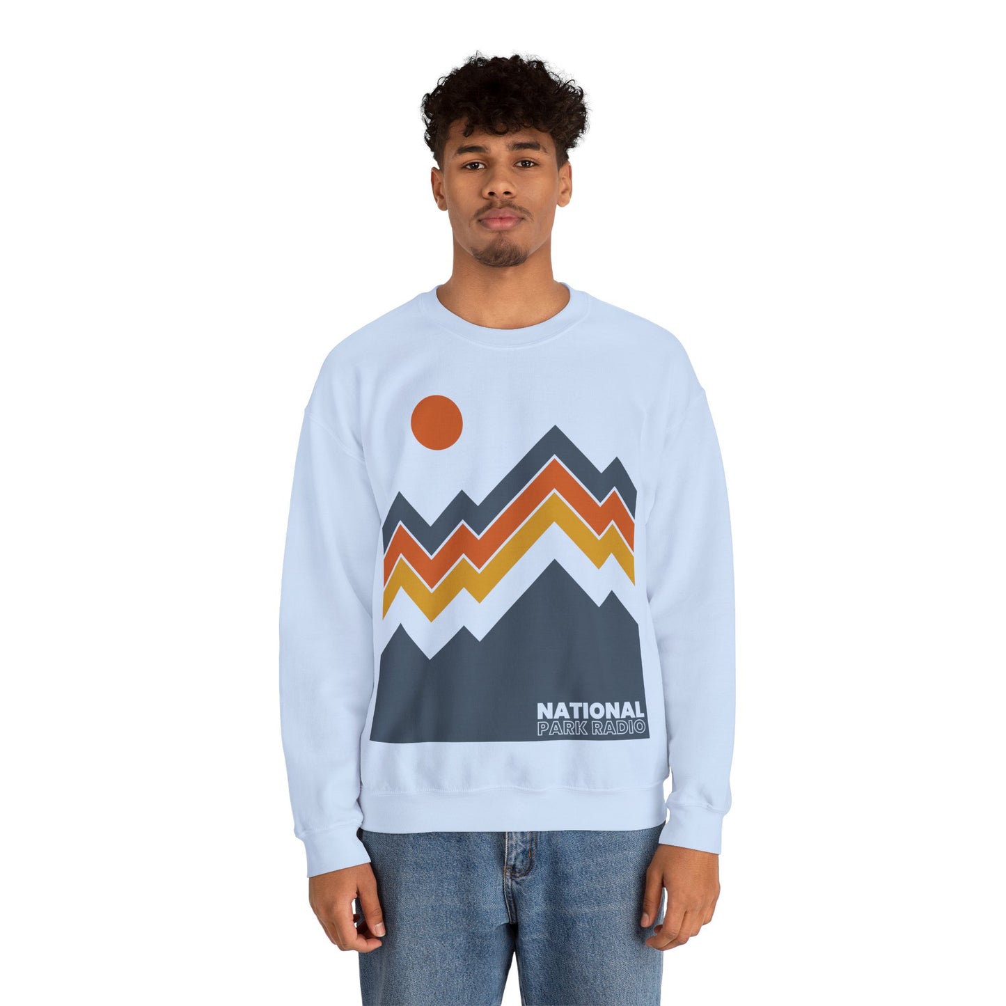 NPR Retro Mountains 2025 Crewneck